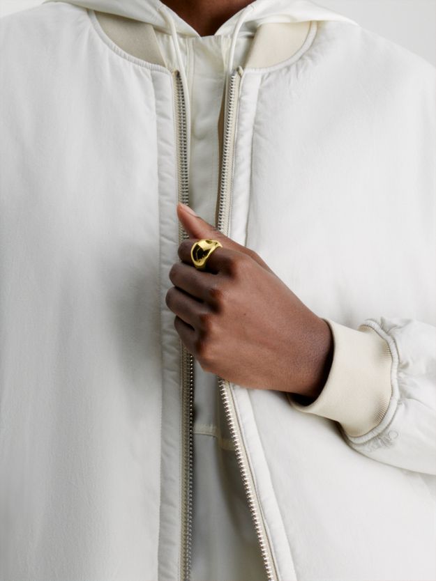 Gold Plated Steel Chunky Ring