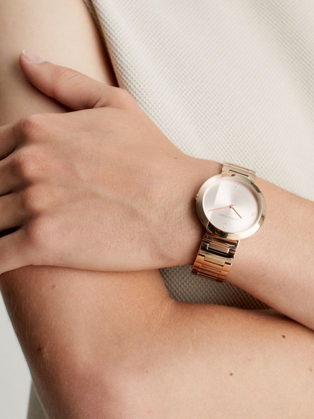 Split Bezel Bracelet Watch