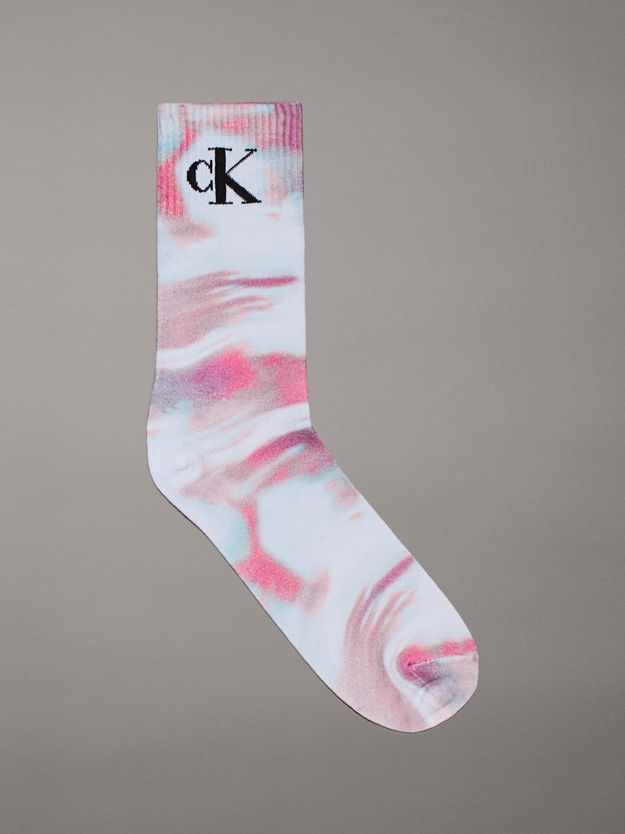 Marbled Crew Socks