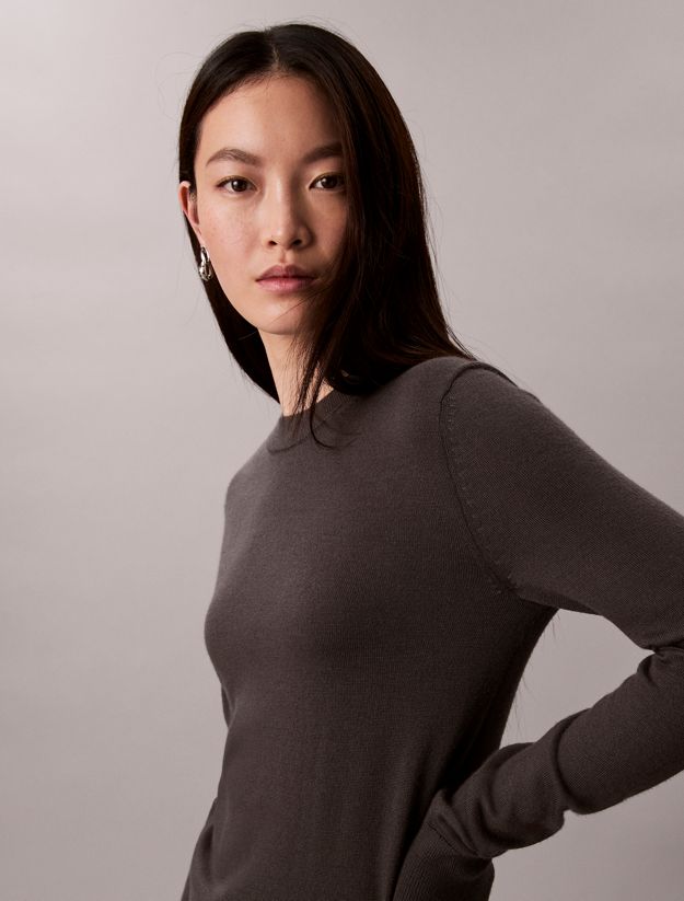Merino Wool Crew Neck Jumper