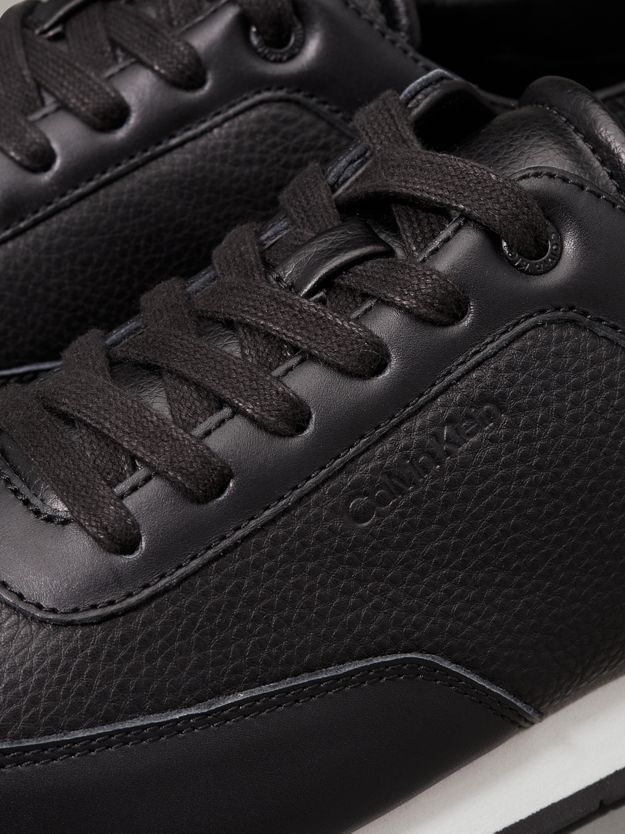 Leather Low Profile Trainers