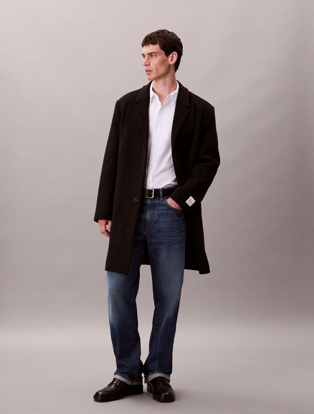 Wool Blend Overcoat