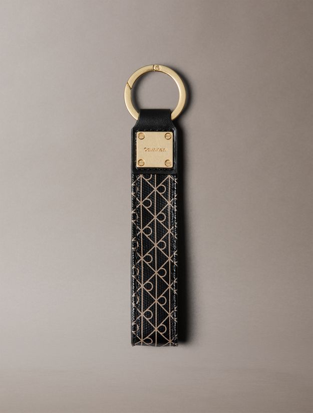 Allover Monogram Logo Key Fob