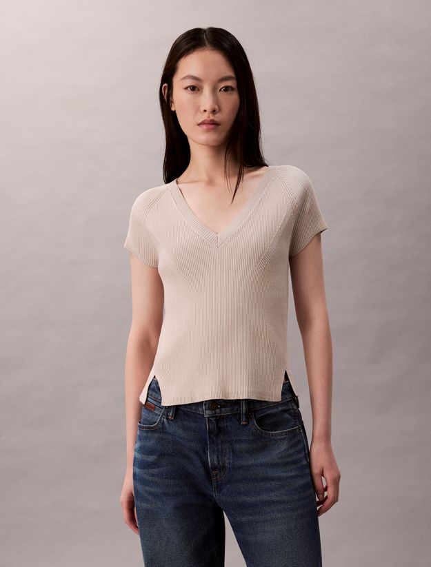 Tech Knit Ribbed Classic T-Shirt
