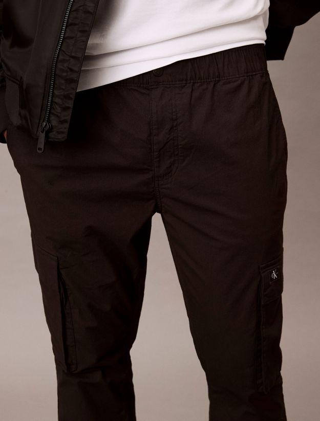 Plus Size Skinny Ripstop Cargo Pants