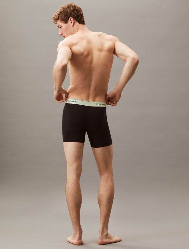 3 Pack Boxer Briefs - Icon Cotton Stretch