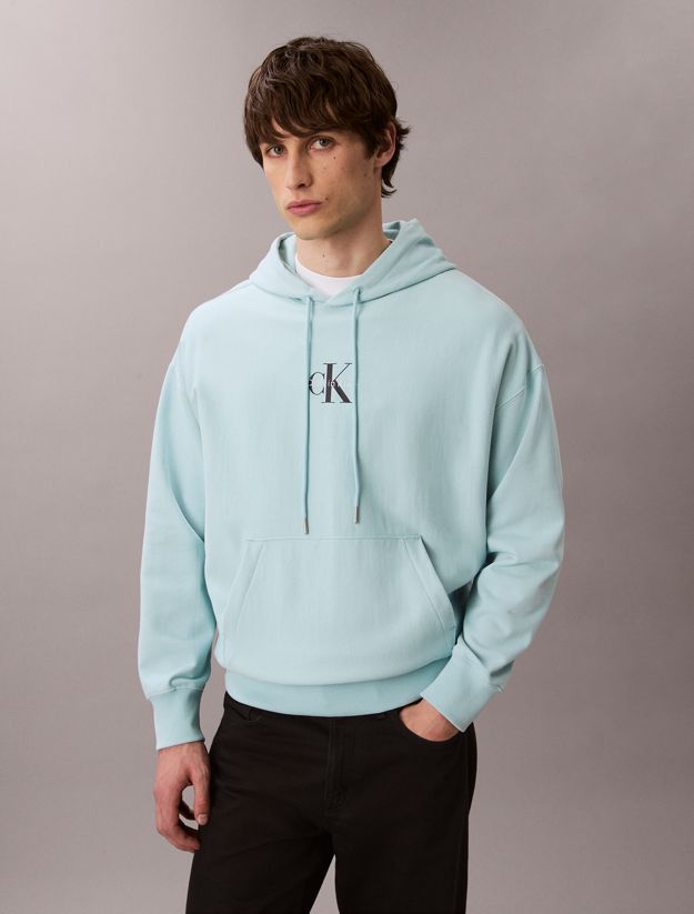 Premium Fleece Monogram Logo Hoodie