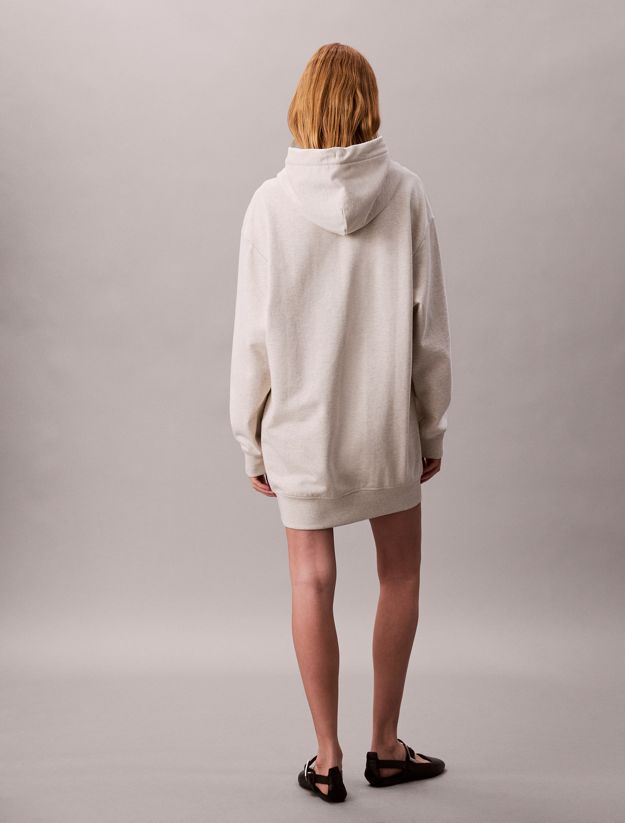 Monogram Hooded Sweatshirt Dress