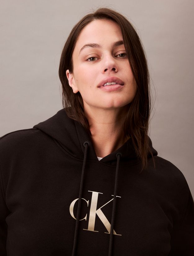 Plus Size Monogram Hoodie