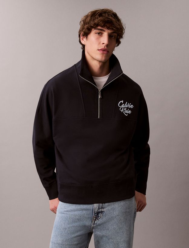 Premium Fleece Relaxed Quarter Zip Sweatshirt