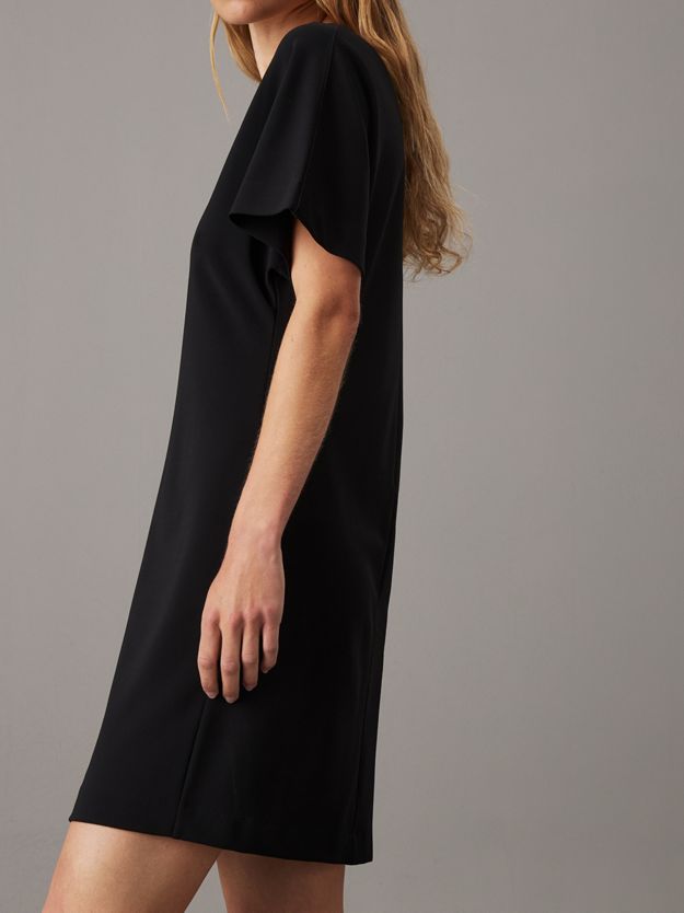 Tailored Viscose Shift Dress