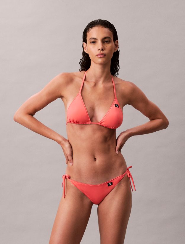 Tie Side Bikini Bottoms - CK Monogram