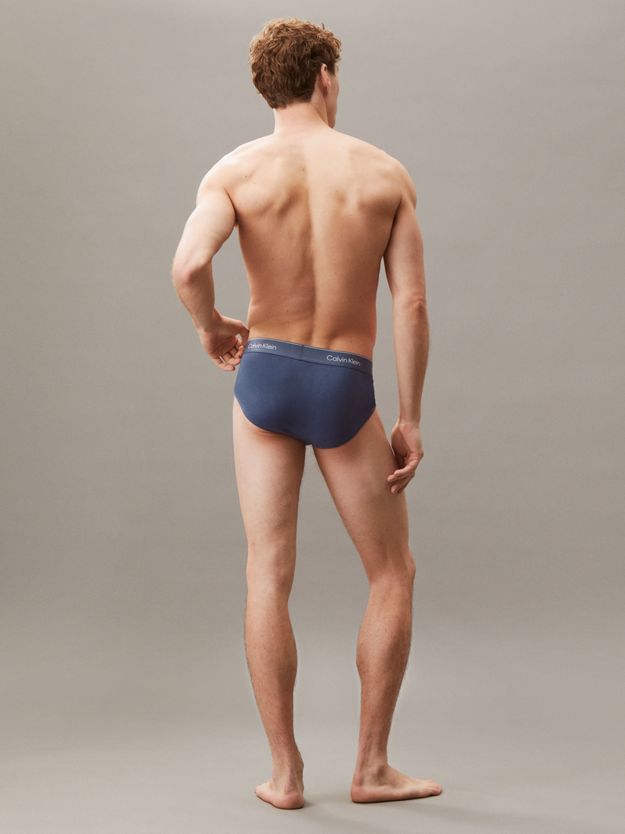 3 Pack Hip Briefs - Icon Cotton Stretch