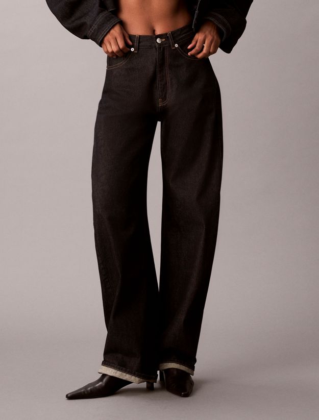 High Rise Barrel Jeans