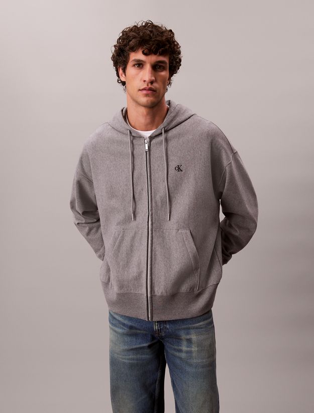 Premium Terry Relaxed Zip Hoodie
