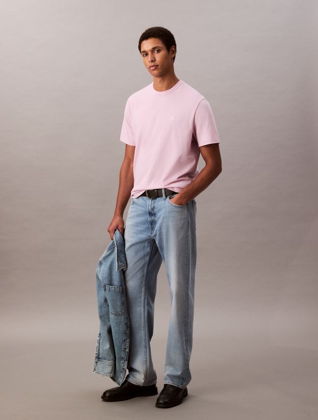 Embroidered Monogram Logo Relaxed T-Shirt