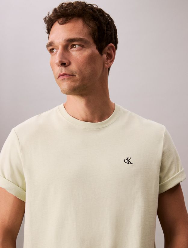Embroidered Monogram Logo Relaxed T-Shirt