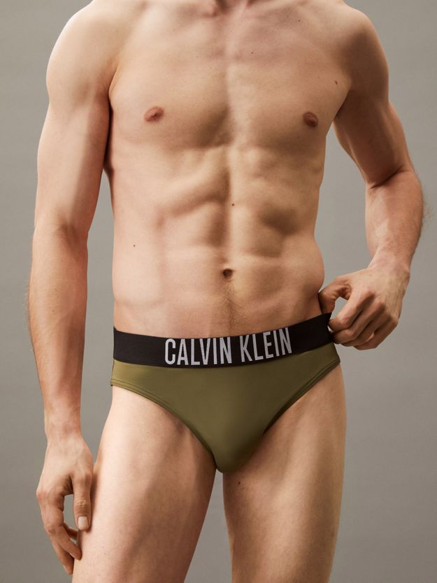 Logo Waistband Swim Briefs - Intense Power