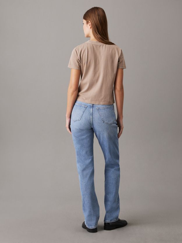 High Rise Straight Jeans