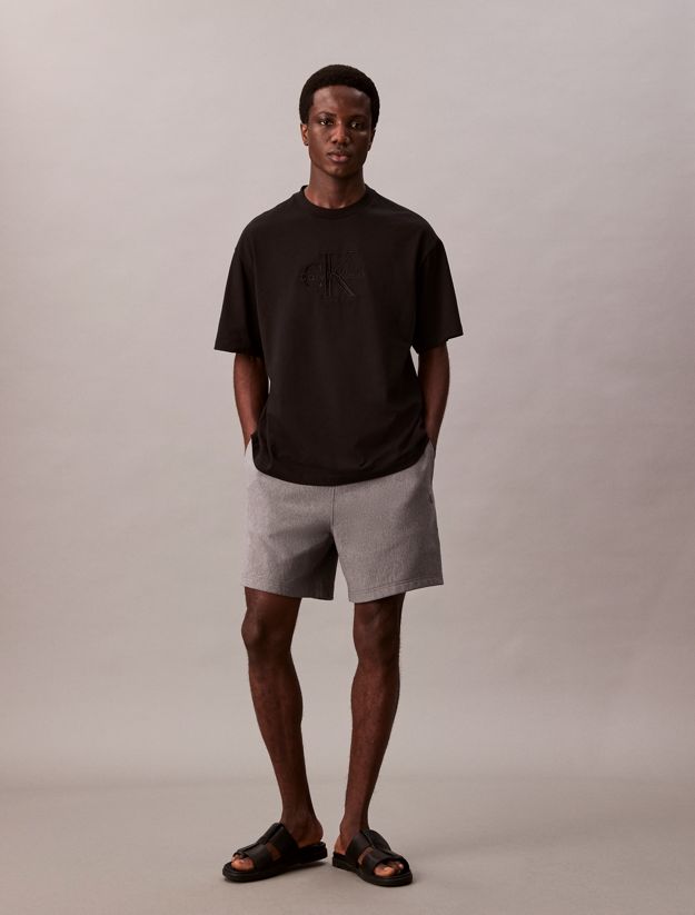 Cotton Terry Jogger Shorts