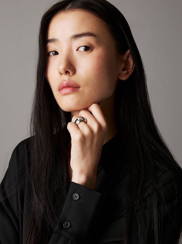 Two Tone Chunky Ring