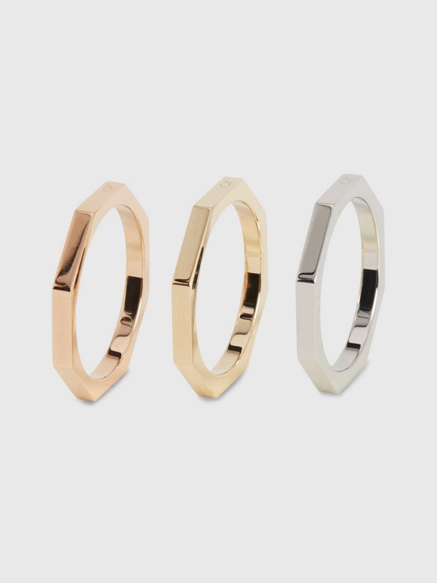 Modern 3-Piece Rings Set