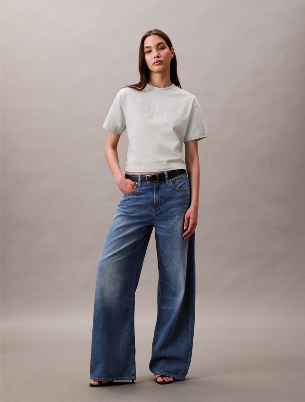 Cropped Monogram T-shirt