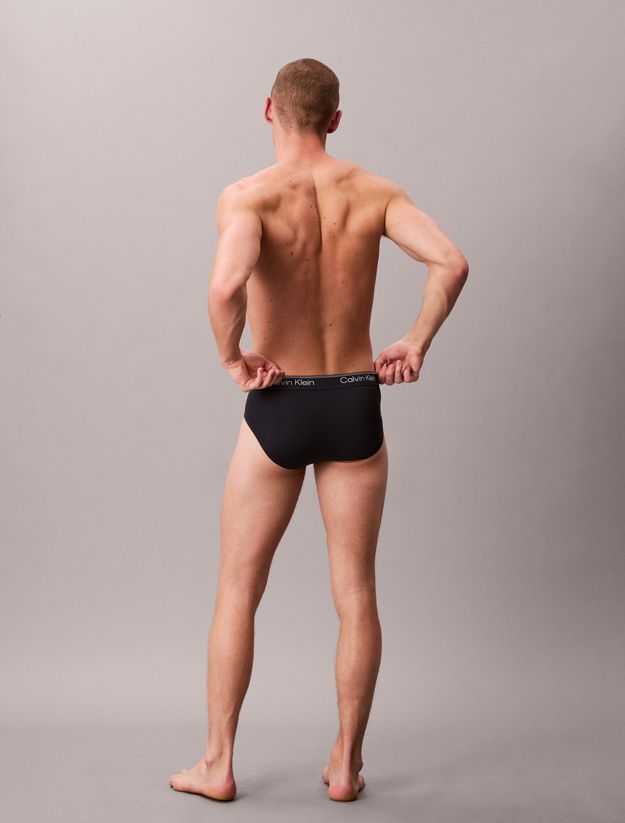 3 Pack Hip Briefs - Microfibre Stretch