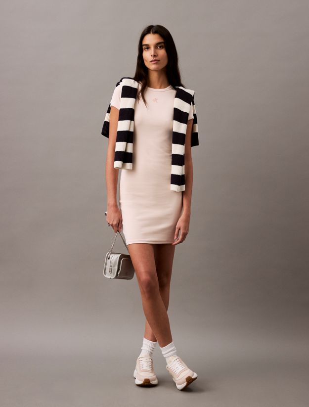 Soft Stretch Cotton T-shirt Dress