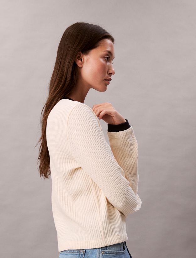 Long Sleeve Waffle T-shirt