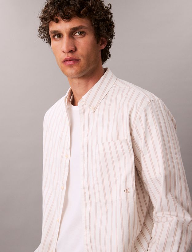 Stripe Oxford Classic Button-Down Shirt