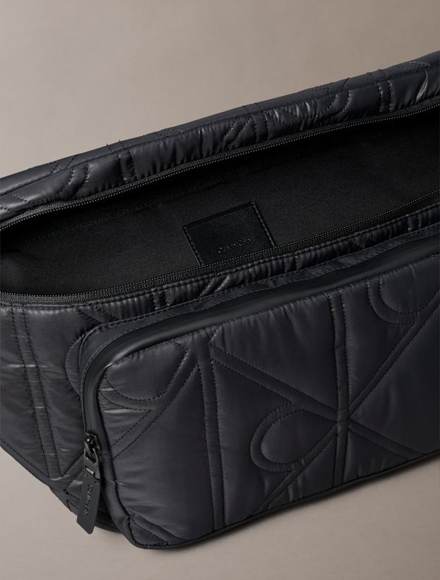 Puffer Monogram Logo Sling Bag