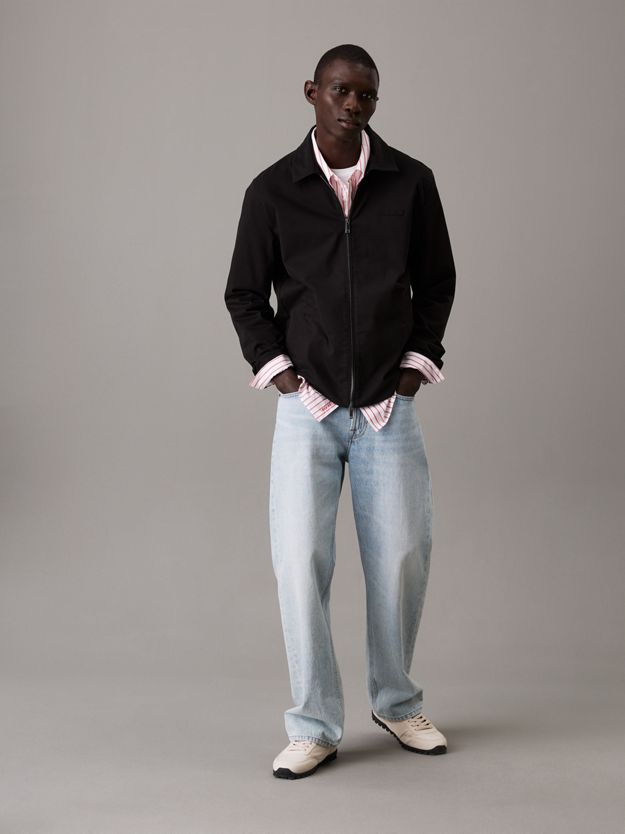 Sateen Stretch Blouson Jacket