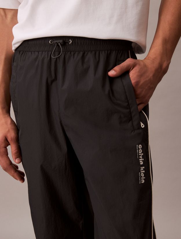 Relaxed Nylon Track Pants