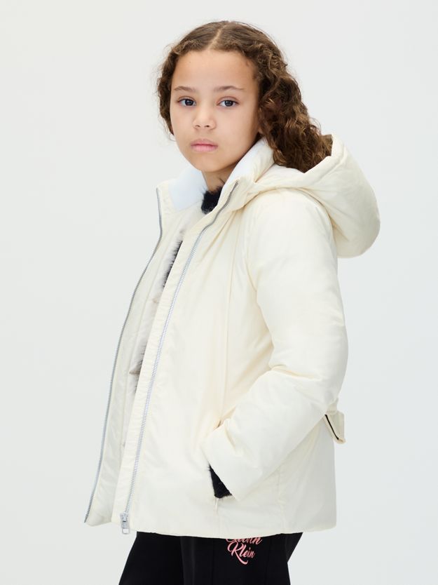 Structured Nylon Belted Jacket