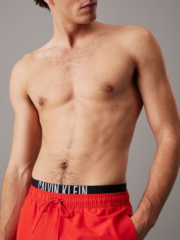 Double Waistband Swim Shorts - Intense Power