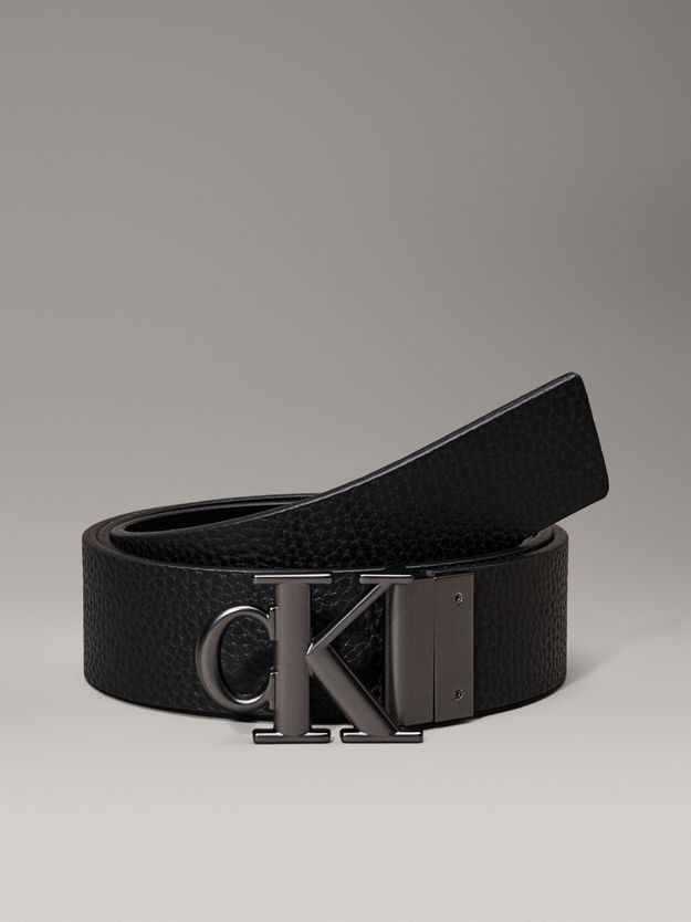 Leather Reversible Logo Belt