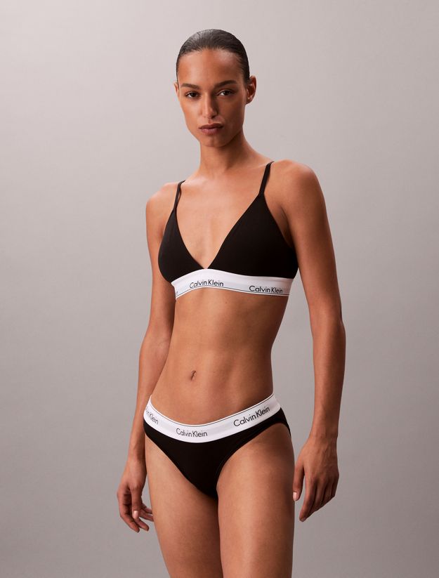 Lightly Lined Triangle Bralette - Icon Cotton Modal