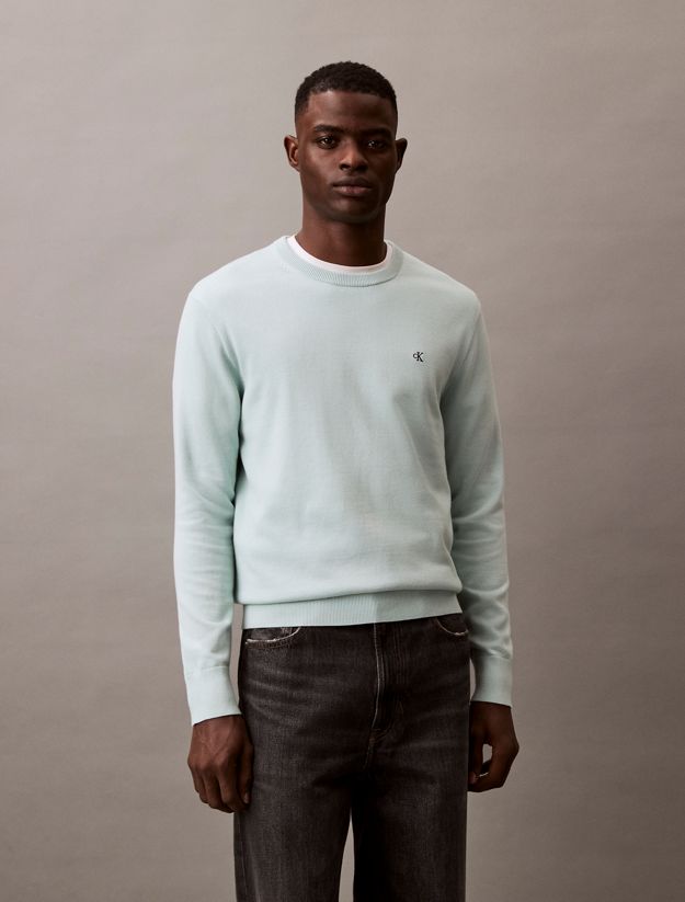 Smooth Cotton Monogram Jumper