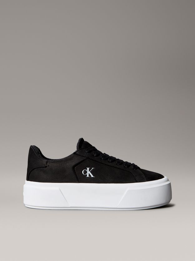 Leather Warm Winter Platform Trainers