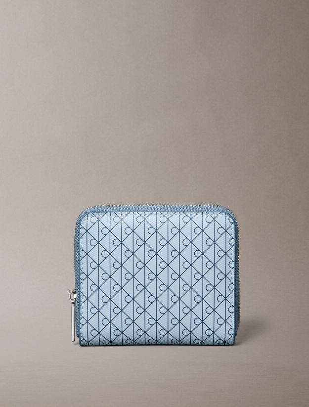 Allover Monogram Square Zip Wallet