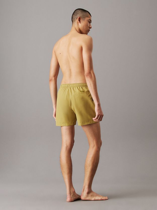 Medium Drawstring Swim Shorts - Logo Embroidery