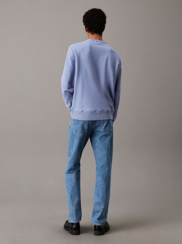 Cotton Terry Badge Sweatshirt