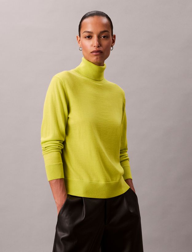 Merino Wool Turtleneck Jumper