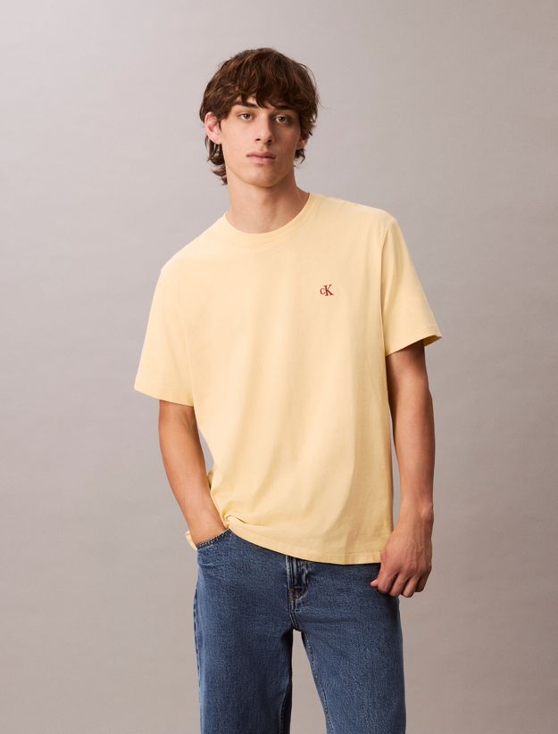 Embroidered Monogram Logo Relaxed T-Shirt