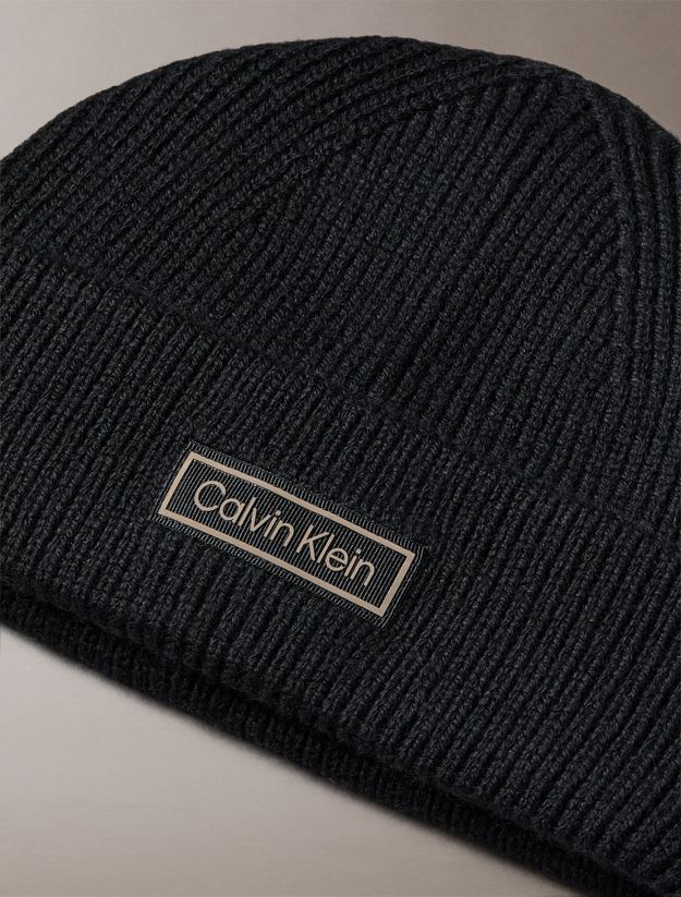 Wool Cashmere Blend Fisherman Beanie