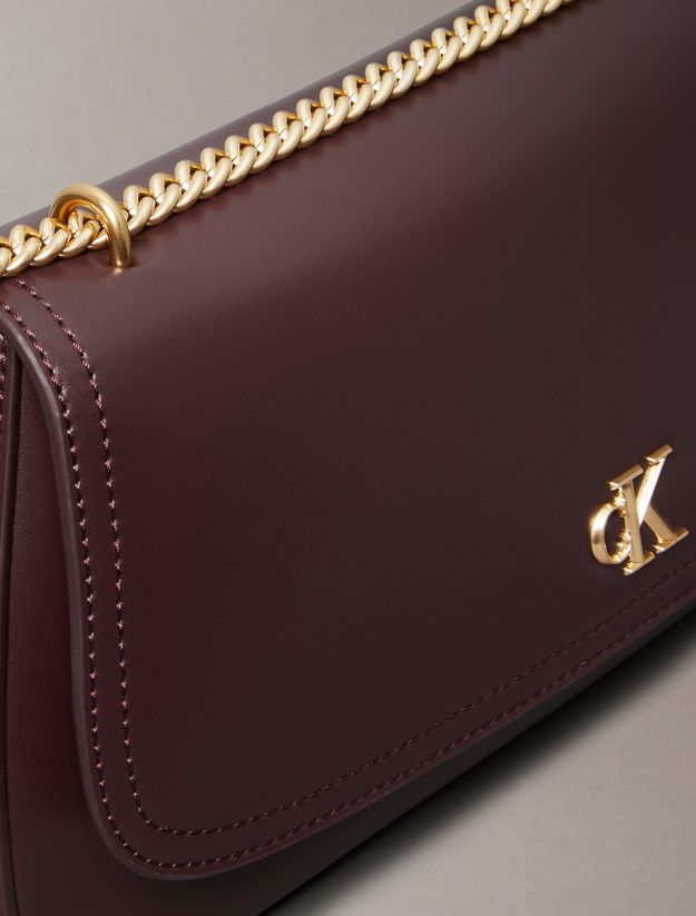 Monogram Logo Hardware Chain Shoulder Bag