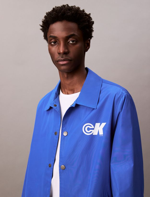 Sport Monogram Logo Coach Jacket