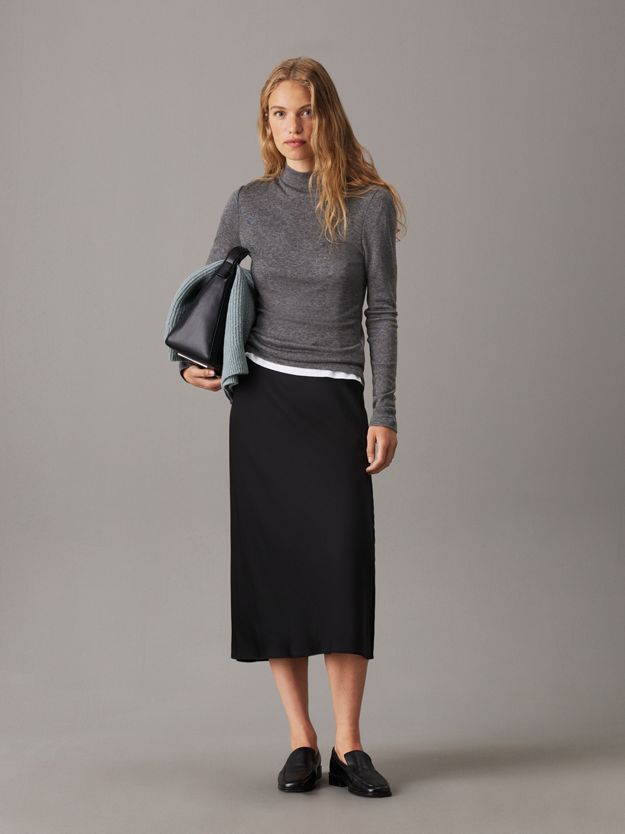 Slim Wool Lyocell Top