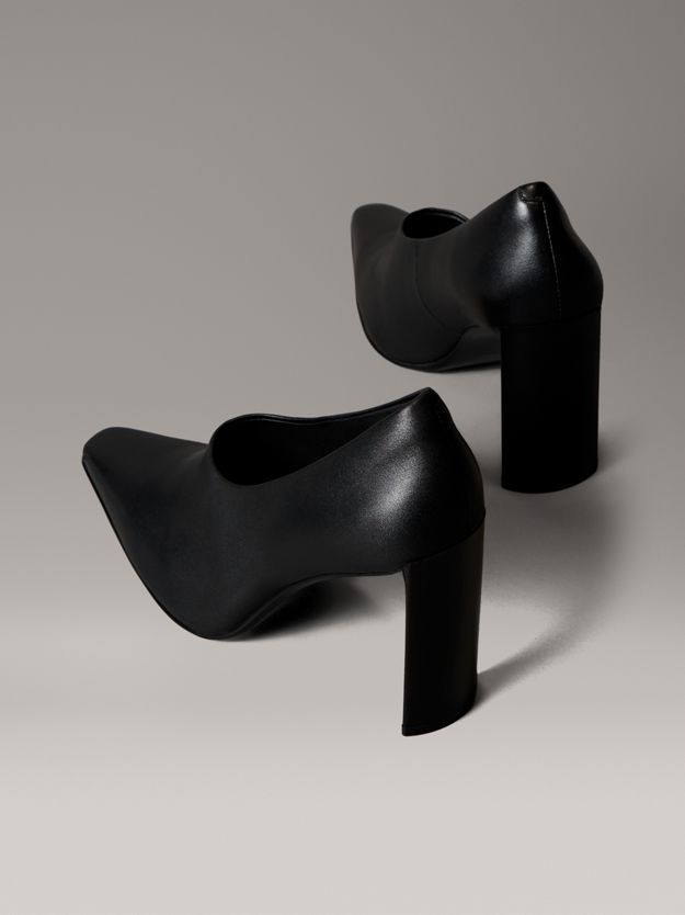 Leather Stiletto Pumps